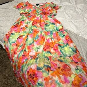 Cynthia Rowley Floral Maxi Dress Size XL
